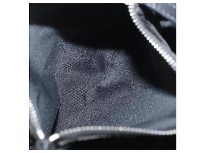 Borsa a Mano FENDI Zucca Canvas Nera Argento Auth 182080 Nero - vista 25