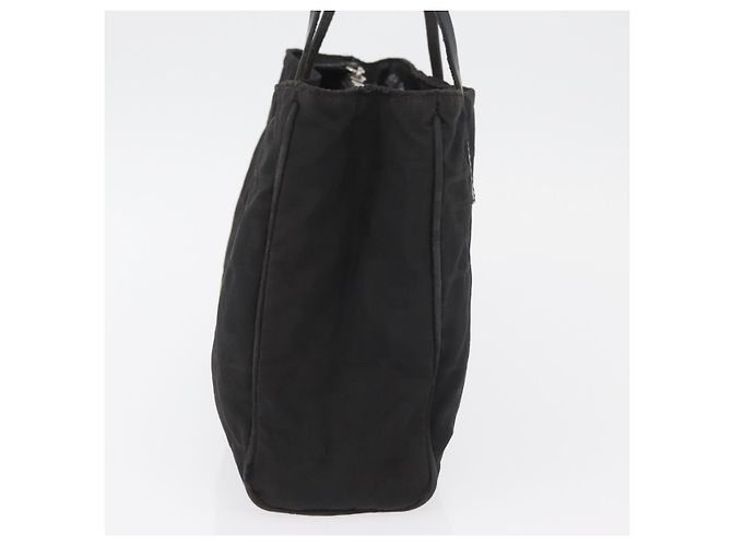 Borsa a Mano FENDI Zucca Canvas Nera Argento Auth 182080 Nero - vista 4
