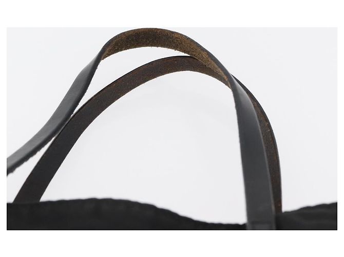Borsa a Mano FENDI Zucca Canvas Nera Argento Auth 182080 Nero - vista 8