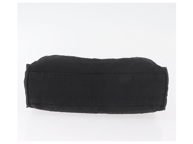 Borsa a Mano FENDI Zucca Canvas Nera Argento Auth 182080 Nero - vista 9