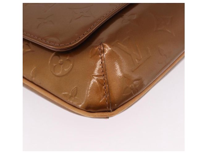 LOUIS VUITTON Monogram Vernis Thompson Street Bag Bronze M91124 LV Auth gh2039 Bronzo - vista 14