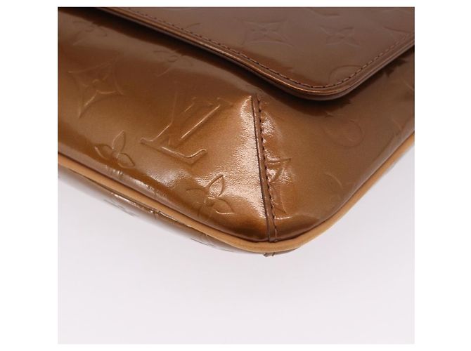 LOUIS VUITTON Monogram Vernis Thompson Street Bag Bronze M91124 LV Auth gh2039 Bronzo - vista 15