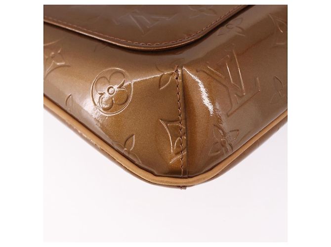 LOUIS VUITTON Monogram Vernis Thompson Street Bag Bronze M91124 LV Auth gh2039 Bronzo - vista 16