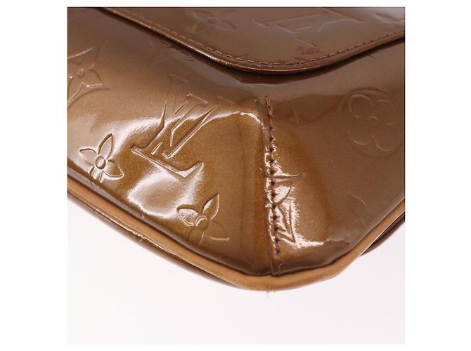LOUIS VUITTON Monogram Vernis Thompson Street Bag Bronze M91124 LV Auth gh2039 Bronzo - vista 17