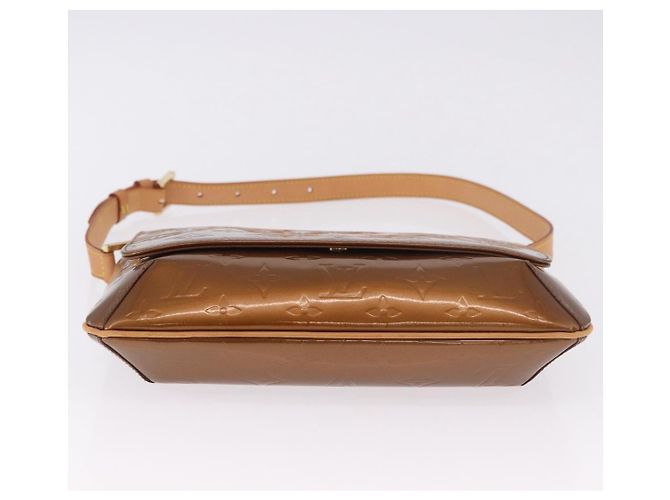 LOUIS VUITTON Monogram Vernis Thompson Street Bag Bronze M91124 LV Auth gh2039 Bronzo - vista 5