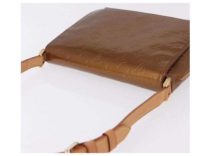 LOUIS VUITTON Monogram Vernis Thompson Street Bag Bronze M91124 LV Auth gh2039 Bronzo - vista 6