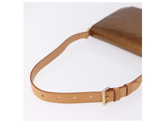 LOUIS VUITTON Monogram Vernis Thompson Street Bag Bronze M91124 LV Auth gh2039 Bronzo - vista 7