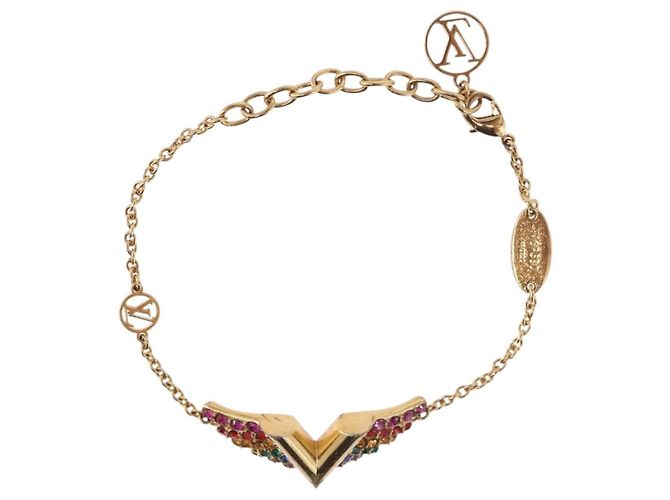 Bracciale LOUIS VUITTON Brassley Essential V California Gold M69580 Auth 182949M - vista 13