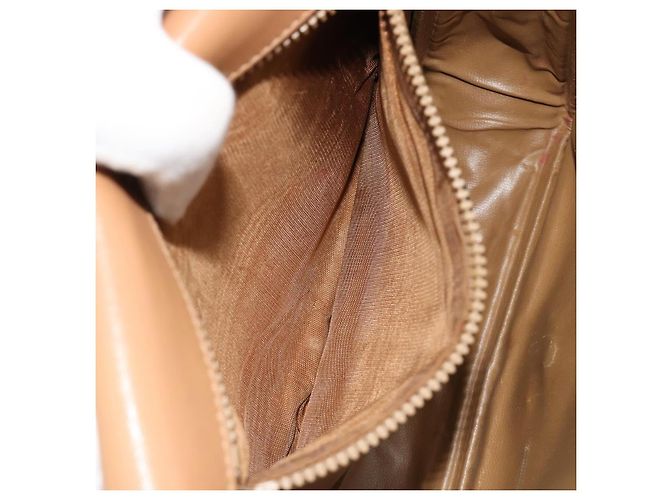 Céline Borsa a Spalla CELINE Macadam Canvas PVC Beige Oro Auth gh2072 D'oro - vista 25