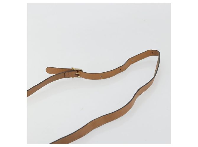 Céline Borsa a Spalla CELINE Macadam Canvas PVC Beige Oro Auth gh2072 D'oro - vista 8