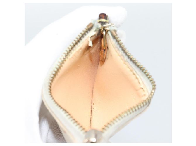 LOUIS VUITTON Pochette Cles Monogram Multicolor White M92655 Auth 183733 Bianco - vista 17