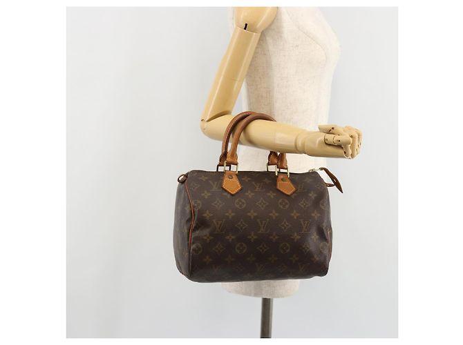 LOUIS VUITTON Borsa Monogram Speedy 25 M41528 LV Auth 183475A Monogramma - vista 22