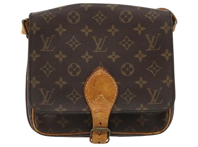 LOUIS VUITTON Borsa a Spalla Monogram Cartouchiere MM M51253 LV Auth bs35459 Monogramma - vista 13