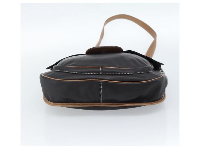 Borsa a tracolla LOEWE in pelle nera argento Auth ka4560A Nero - vista 5
