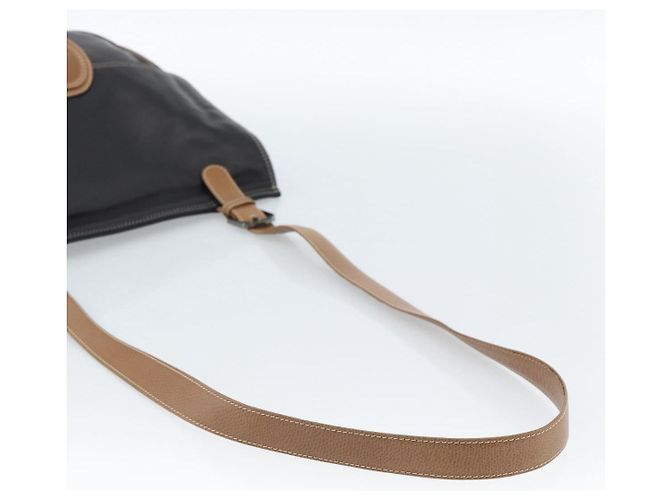 Borsa a tracolla LOEWE in pelle nera argento Auth ka4560A Nero - vista 7