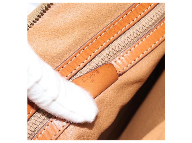 Céline Borsa CELINE Macadam Canvas PVC Pelle 2way Marrone Oro Auth 183051 D'oro - vista 21