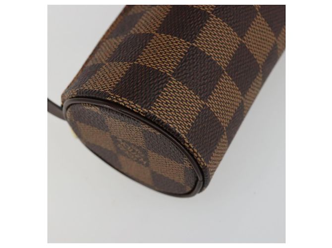 LOUIS VUITTON Damier Ebene Papillon Pouch LV Auth 182054 - vista 14