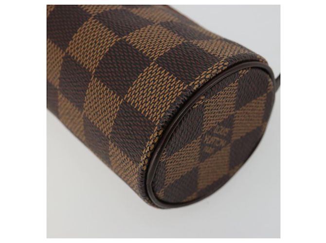 LOUIS VUITTON Damier Ebene Papillon Pouch LV Auth 182054 - vista 15