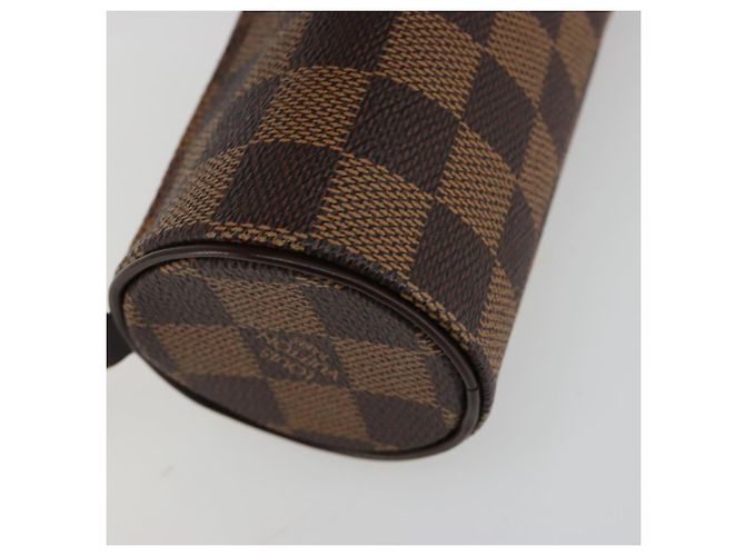 LOUIS VUITTON Damier Ebene Papillon Pouch LV Auth 182054 - vista 16