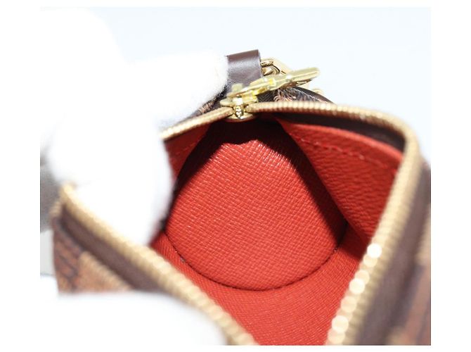 LOUIS VUITTON Damier Ebene Papillon Pouch LV Auth 182054 - vista 18