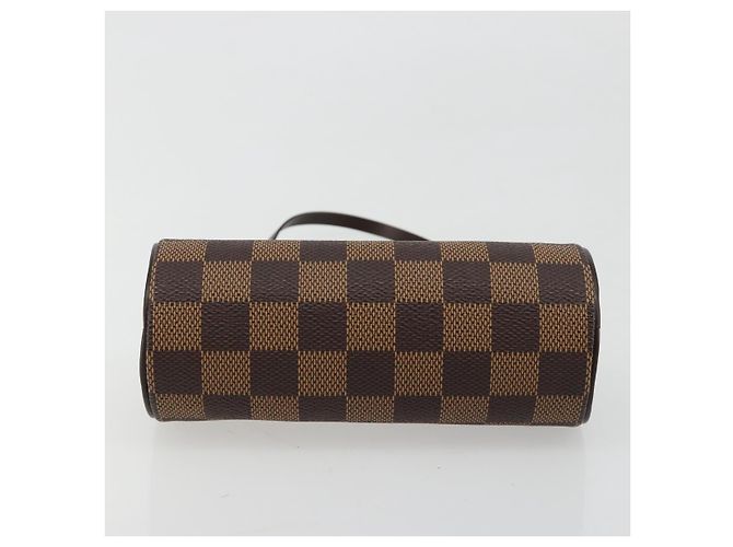 LOUIS VUITTON Damier Ebene Papillon Pouch LV Auth 182054 - vista 5