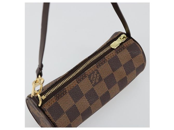 LOUIS VUITTON Damier Ebene Papillon Pouch LV Auth 182054 - vista 6