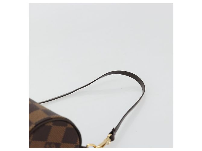 LOUIS VUITTON Damier Ebene Papillon Pouch LV Auth 182054 - vista 8