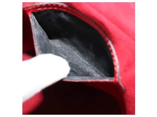 Borsa LOUIS VUITTON Epi Cannes Rossa M48037 LV Auth 182903A Rosso - vista 11