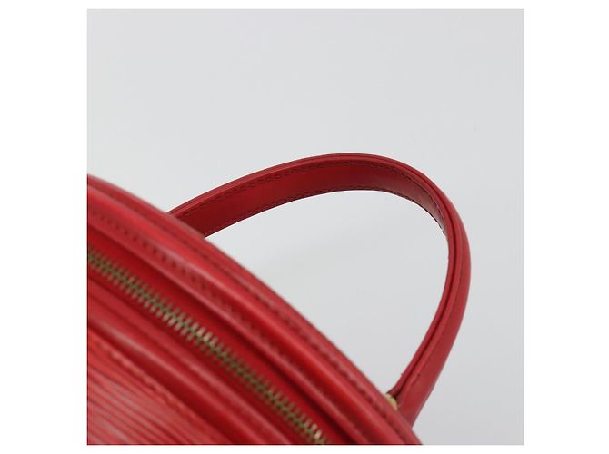 Borsa LOUIS VUITTON Epi Cannes Rossa M48037 LV Auth 182903A Rosso - vista 14