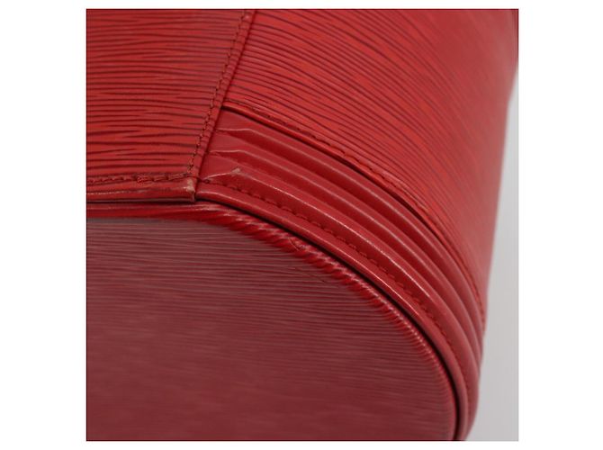 Borsa LOUIS VUITTON Epi Cannes Rossa M48037 LV Auth 182903A Rosso - vista 17