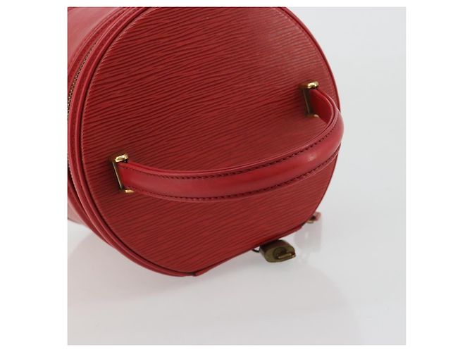 Borsa LOUIS VUITTON Epi Cannes Rossa M48037 LV Auth 182903A Rosso - vista 7