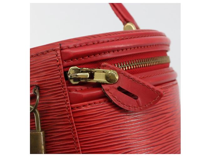 Borsa LOUIS VUITTON Epi Cannes Rossa M48037 LV Auth 182903A Rosso - vista 9
