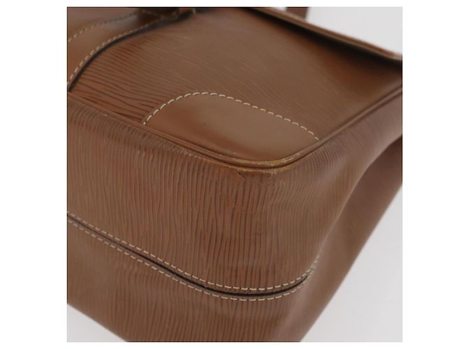 Borsa a Spalla LOUIS VUITTON Epi Segur MM Marrone Camel M58861 LV Auth 182606A Cammello - vista 14
