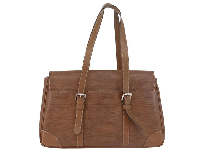 Borsa a Spalla LOUIS VUITTON Epi Segur MM Marrone Camel M58861 LV Auth 182606A Cammello - vista 2