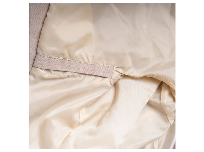 Gabardina beige Dolce & Gabbana con gráfico en la espalda - vista 8