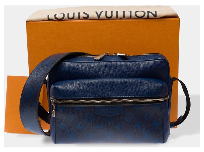 Borsa LOUIS VUITTON in Pelle Blu - 103582 - vista 2