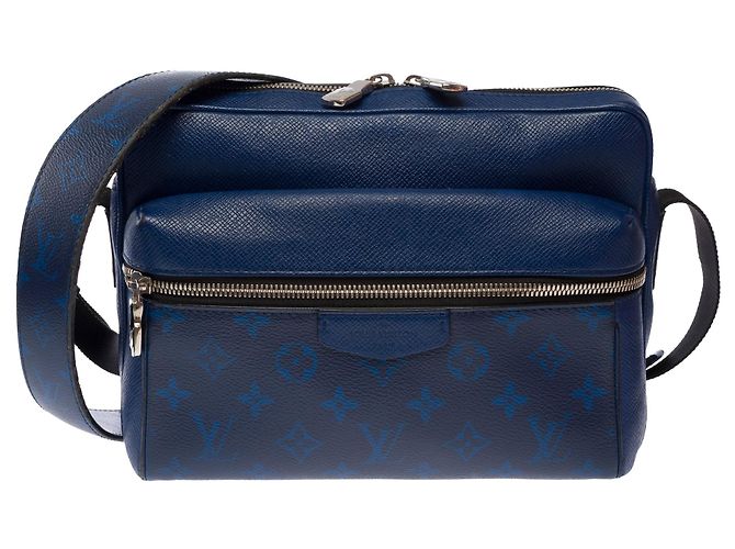 Borsa LOUIS VUITTON in Pelle Blu - 103582 - vista 3