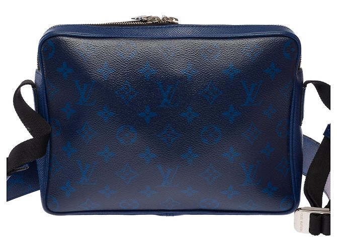 Borsa LOUIS VUITTON in Pelle Blu - 103582 - vista 4