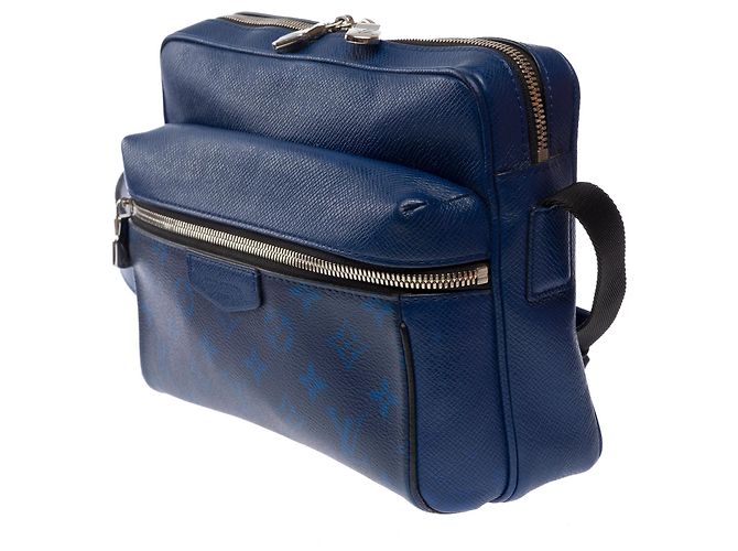 Borsa LOUIS VUITTON in Pelle Blu - 103582 - vista 5