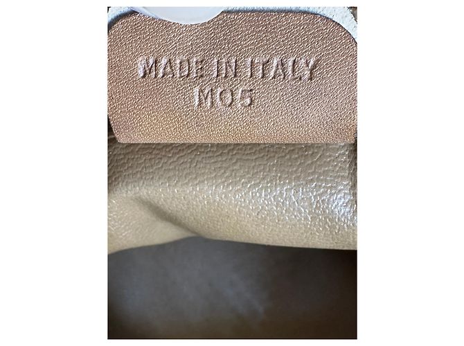 Edge Céline Vintage Celine Canvas Tote Bag Beige Braun Gold - Ansicht 7