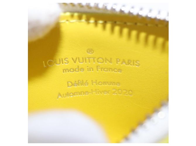 LOUIS VUITTON Everyday LV Pochette Cles Monedero Amarillo M80845 LV Auth 183740A - vista 11
