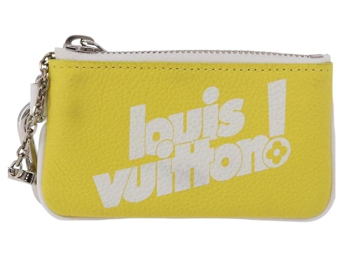 LOUIS VUITTON Everyday LV Pochette Cles Monedero Amarillo M80845 LV Auth 183740A - vista 13