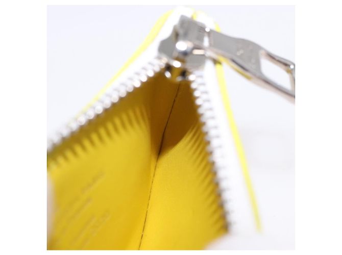 LOUIS VUITTON Everyday LV Pochette Cles Monedero Amarillo M80845 LV Auth 183740A - vista 17