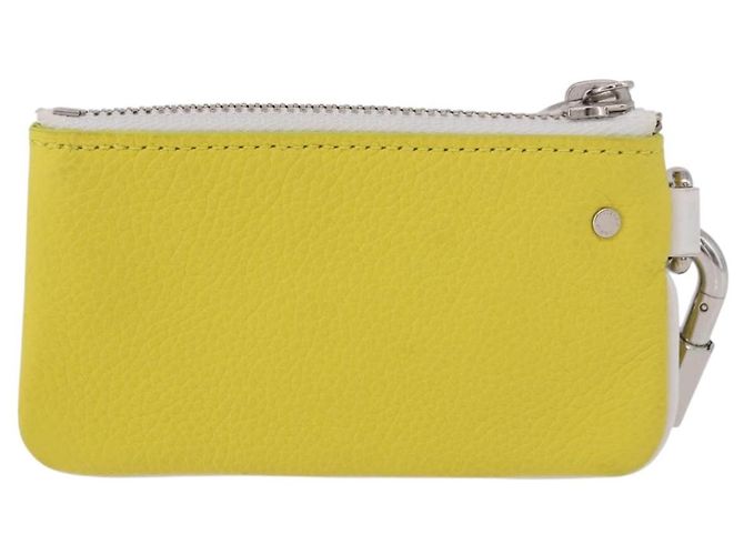 LOUIS VUITTON Everyday LV Pochette Cles Monedero Amarillo M80845 LV Auth 183740A - vista 2