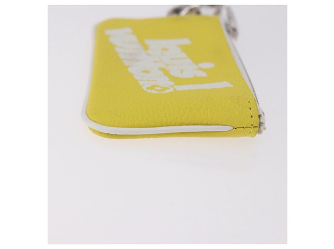 LOUIS VUITTON Everyday LV Pochette Cles Monedero Amarillo M80845 LV Auth 183740A - vista 3