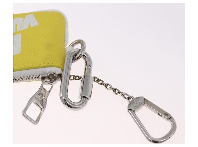 LOUIS VUITTON Everyday LV Pochette Cles Monedero Amarillo M80845 LV Auth 183740A - vista 6