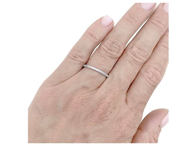 Boucheron Ring, « Epure », Weißgold, Diamanten. - Ansicht 6