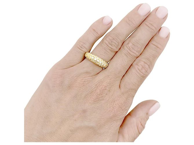 Anello Cartier, "Mimi", oro giallo, diamanti. - vista 5