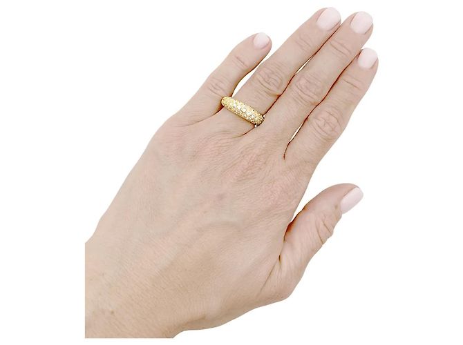 Anello Cartier, "Mimi", oro giallo, diamanti. - vista 6
