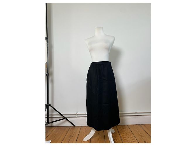 Vintage Givenchy Wollblazer-Set Schwarz M - Ansicht 15